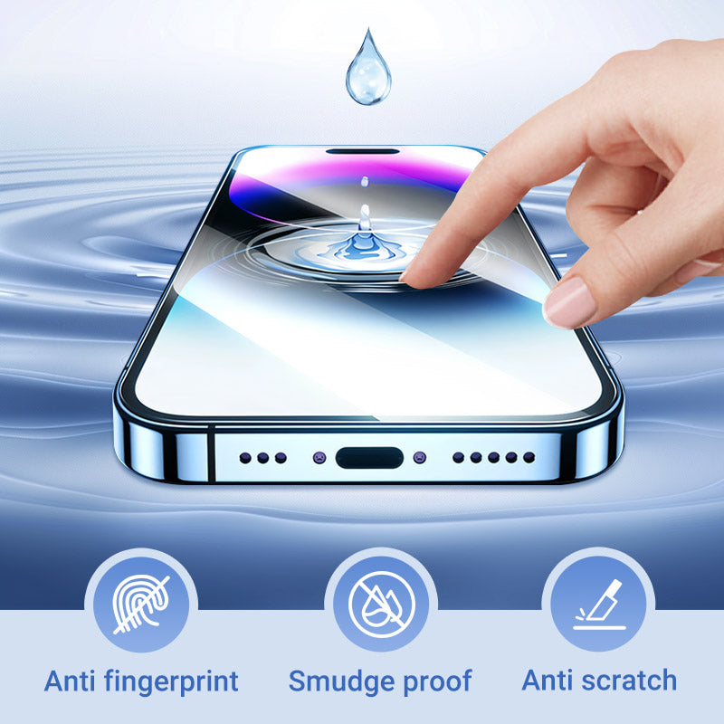 🔥50% OFF🔥4K HD/Anti-Peeping Tempered Glass Screen Protector with Auto Dust-elimination Installation for iPhone