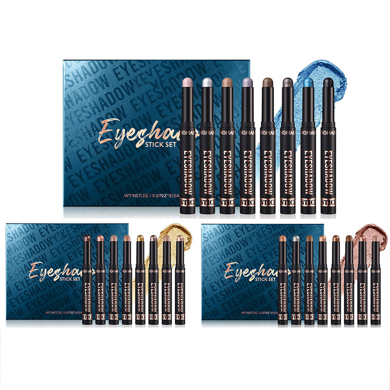 🎅ONLY TODAY -￡9.99 FOR 8 PCS!!🎄50K+ SOLD! 🎁✨8 Colors Glitter Eyeshadow Stick