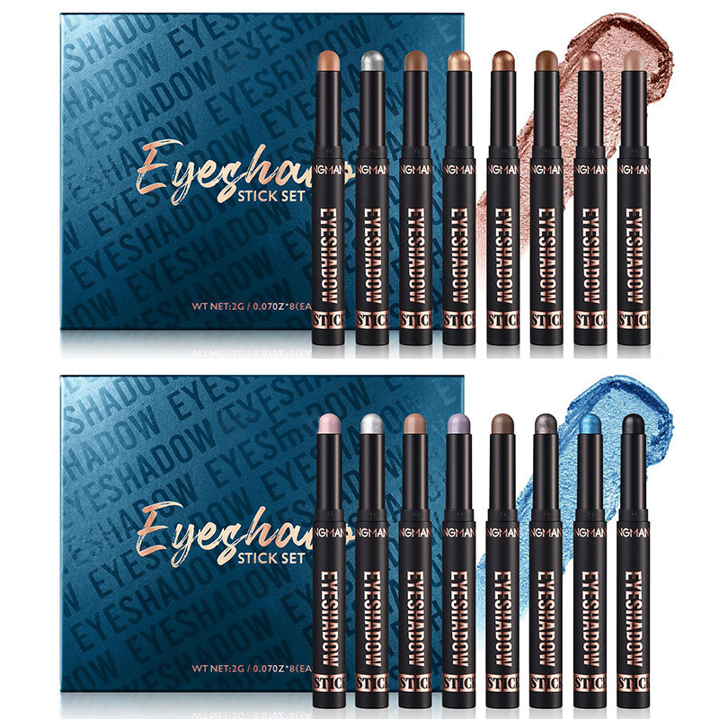 🎅ONLY TODAY -￡9.99 FOR 8 PCS!!🎄50K+ SOLD! 🎁✨8 Colors Glitter Eyeshadow Stick