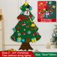 🎅Xmas Hot Sales - 50% OFF!🎄DIY Felt Christmas Tree for Kids – 32 Reusable Ornaments + Fairy Lights