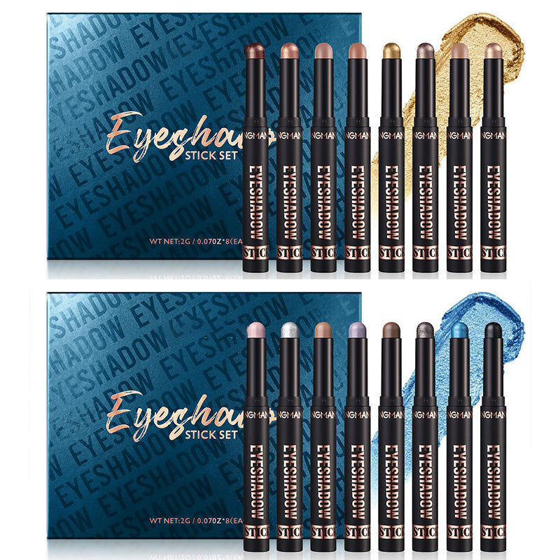 🎅ONLY TODAY -￡9.99 FOR 8 PCS!!🎄50K+ SOLD! 🎁✨8 Colors Glitter Eyeshadow Stick