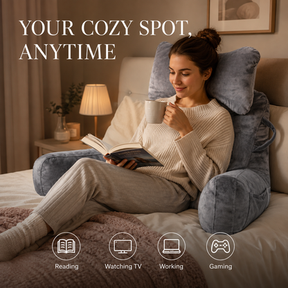 🛌 LIMITED-TIME 50% OFF! ✨Multi-Functional Waist Support Reading Pillow Back Cushion