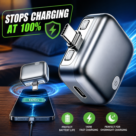 ⏳Limited-time 50% off⏰⚡ 140W Smart Auto-Disconnect Charger – Compact Power Adapter