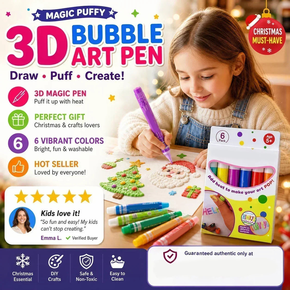 💥Hot Sale 49% OFF🎁Magic Puffy Pens 🔥
