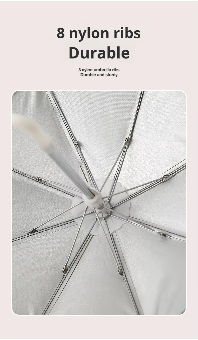 Outdoor cycling mobile sunshade stand for motorcycle umbrella - Compact sun protection and rain protection