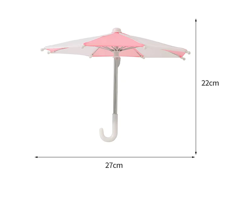 Outdoor cycling mobile sunshade stand for motorcycle umbrella - Compact sun protection and rain protection