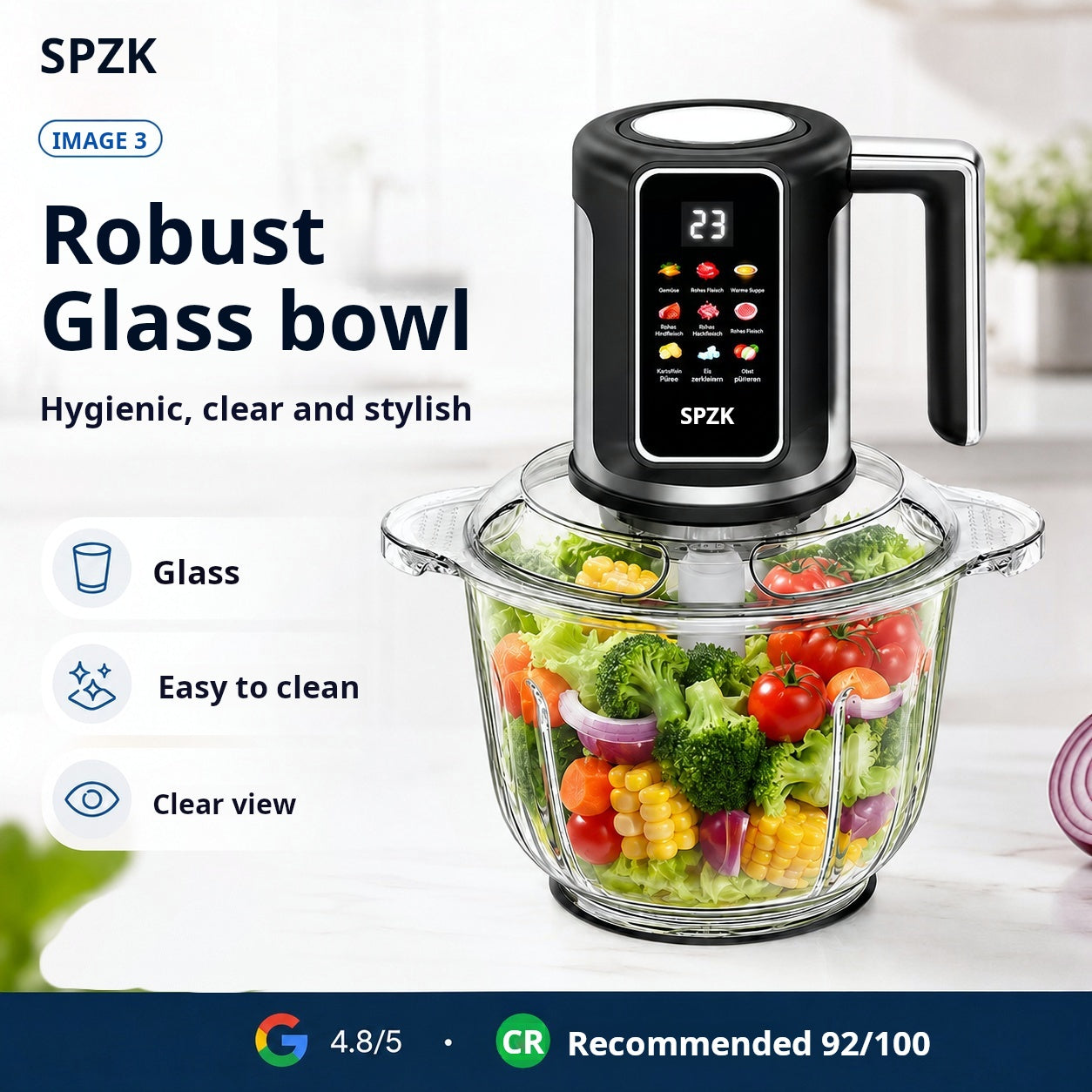 🔪USB-powered cordless kitchen mincer for meat, sauces and more – quick, hygienic and easy! 🍖🥦