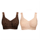 💖HOT SALE🎉Super Firming Wirefree Jelly Bra with Leopard Print 👍