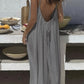 💃LAST DAY SAEL 50% OFF!!✨Women's Solid Color Cami Lounge Dress💕