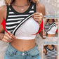 💖Last Day Special Price ￡12.99!!💖Ribbed Stretchy Tank Top with Shelf Bra