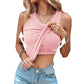 💖Last Day Special Price ￡12.99!!💖Ribbed Stretchy Tank Top with Shelf Bra