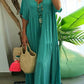 🌺Hot Sale 50% OFF⏳Women’s Casual Long Dress with Short Sleeves