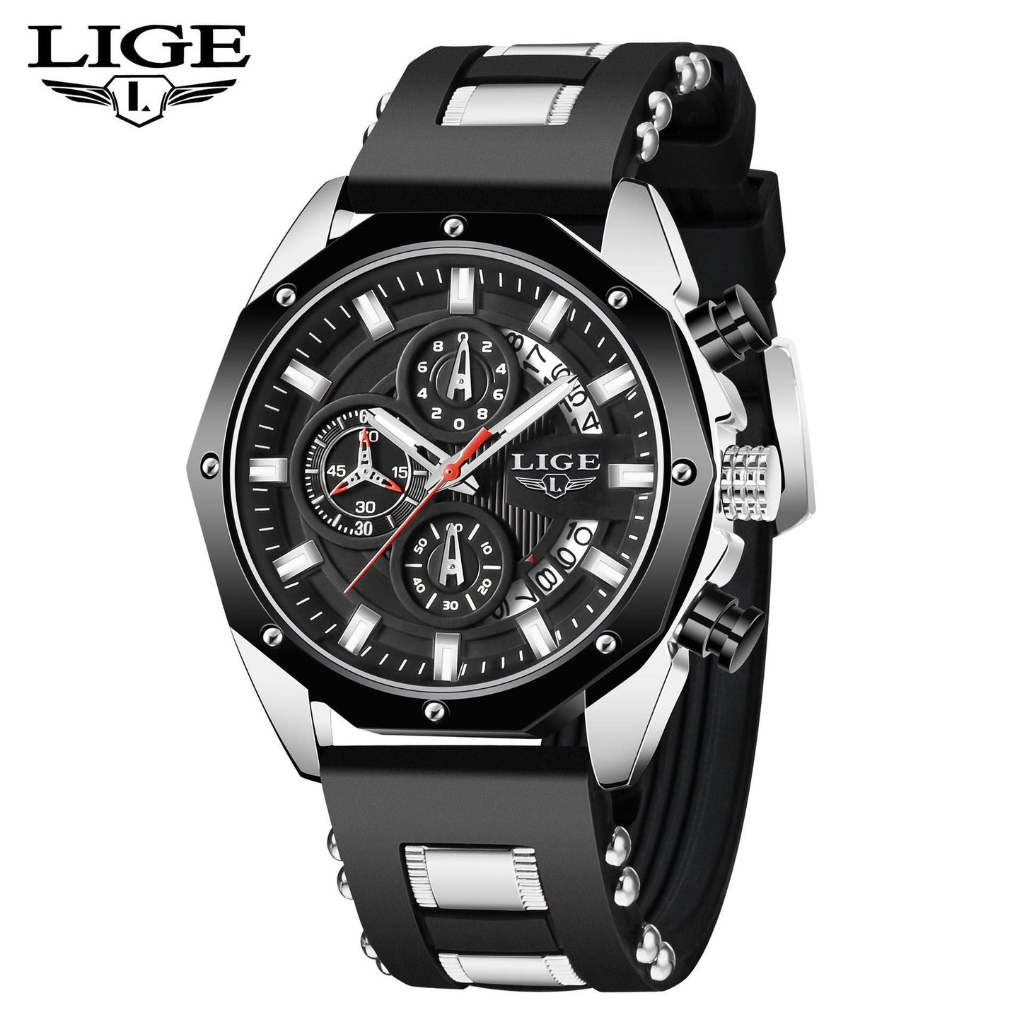 ⌚ 50% OFF NOW! 💪 Men's Outdoor Waterproof Sport Quartz Watch – Chronograph function, durable & water-resistant – Perfect for sports, travel & daily wear 🏃‍♂️
