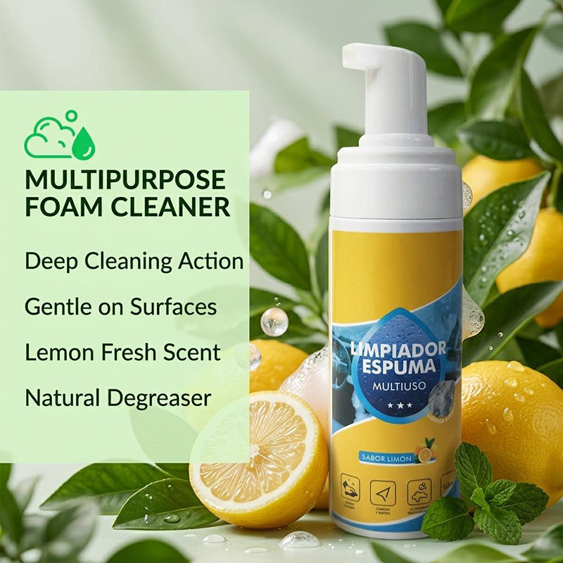 🏆HOT SALE 49% OFF🔥4-in-1 Multi-Enzyme Foam Cleaner – Deep Clean Car, Kitchen, Bathroom & Sofa