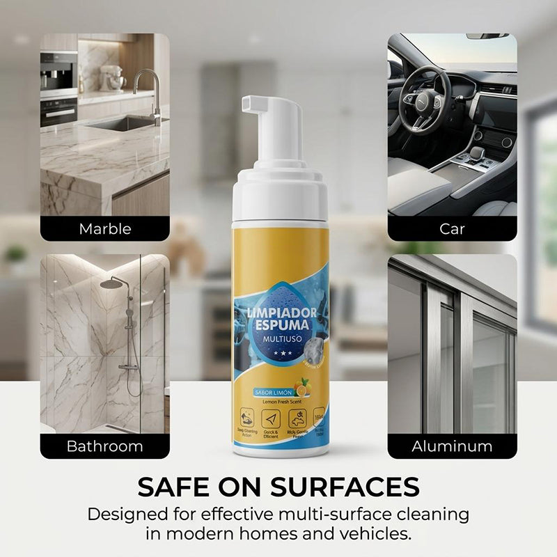 🏆HOT SALE 49% OFF🔥4-in-1 Multi-Enzyme Foam Cleaner – Deep Clean Car, Kitchen, Bathroom & Sofa