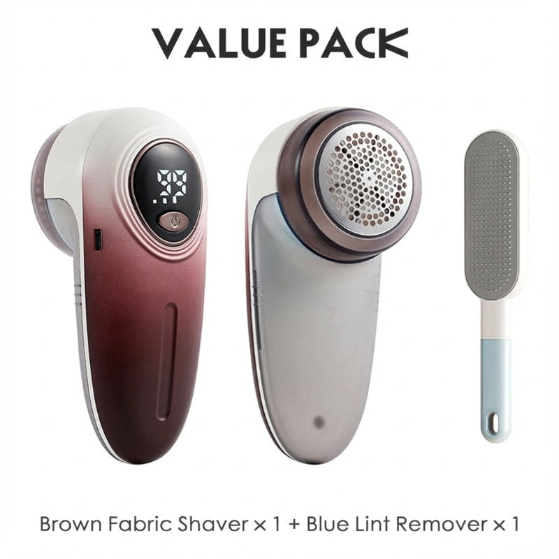Rechargeable Fabric Shaver with LED Display