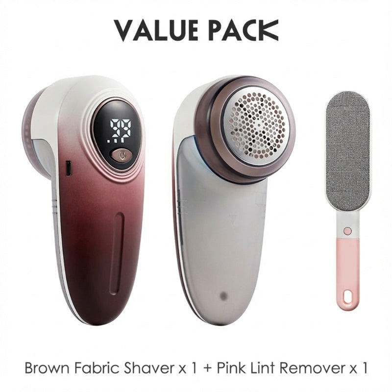 Rechargeable Fabric Shaver with LED Display