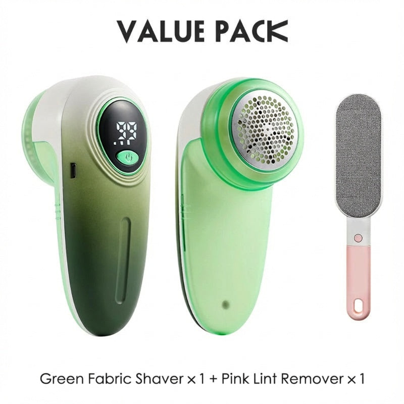 Rechargeable Fabric Shaver with LED Display