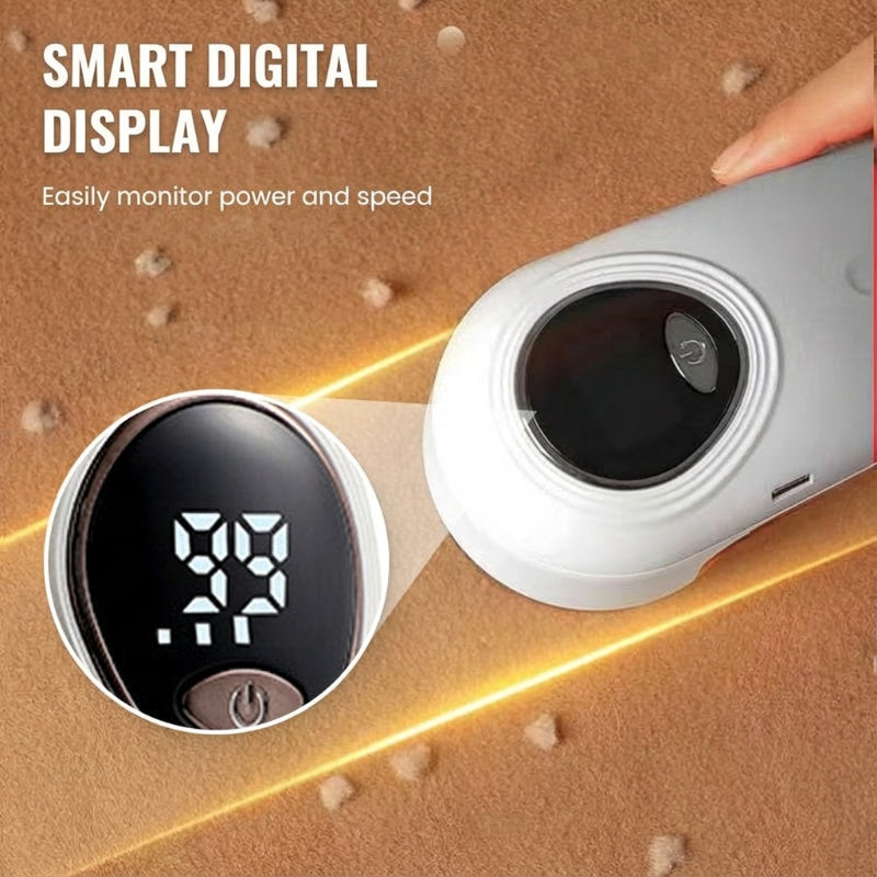 Rechargeable Fabric Shaver with LED Display