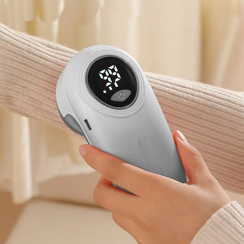 Rechargeable Fabric Shaver with LED Display