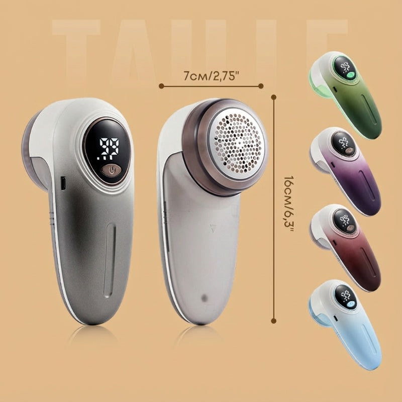 Rechargeable Fabric Shaver with LED Display