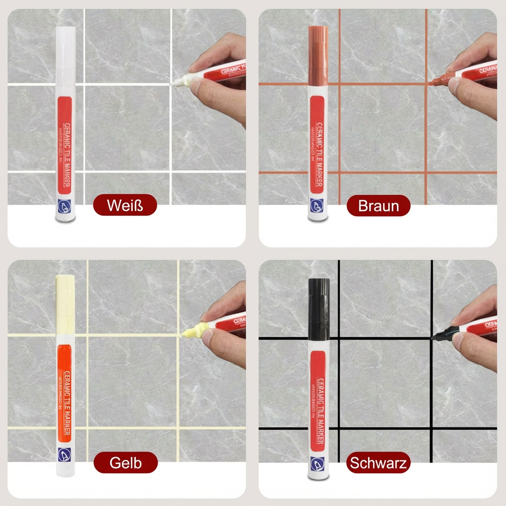 💥Buy 1 Get 1 Free Special Price:£ 9.99!!! 🖌️ Anti-Mould & Waterproof Joint Pen for Ceramic Tiles! 🧱