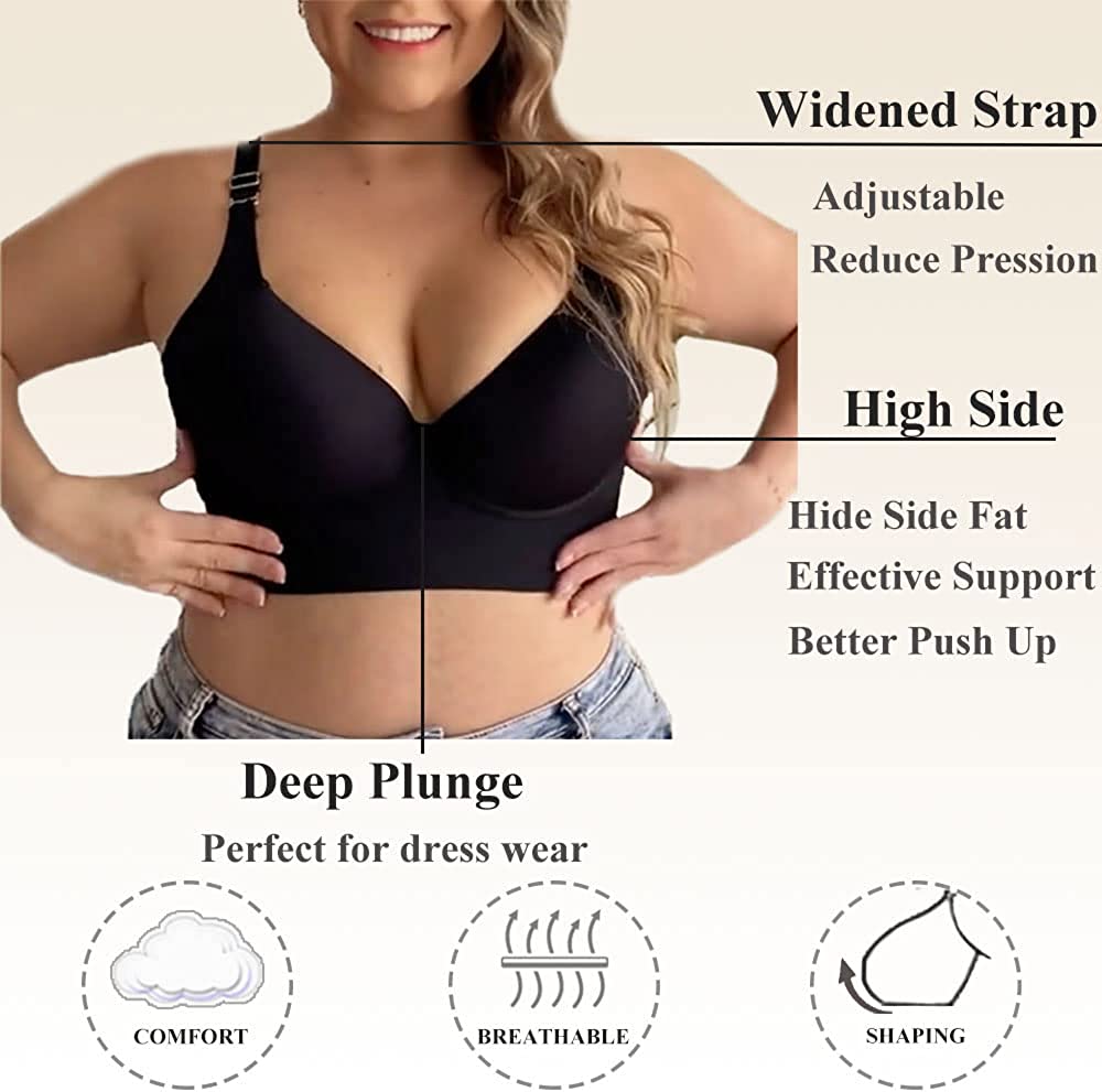 🏆HOT SALE 49% OFF🔥Back Smoothing Underwire Push Up Bra
