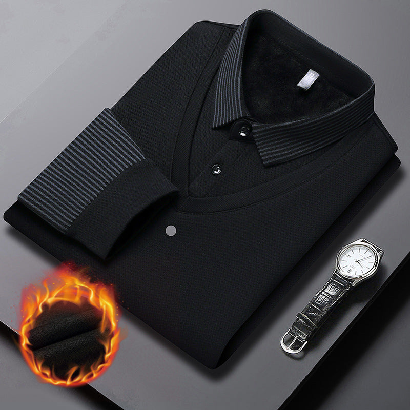 🔥Hot Sale-49% OFF🔥Men's Lapel Faux Two-Piece Knitted Shirt