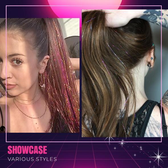 🏆 Last Day Special Price £9.78 ! 🎁14-pack Glitter Satin Hair Accessories ✨