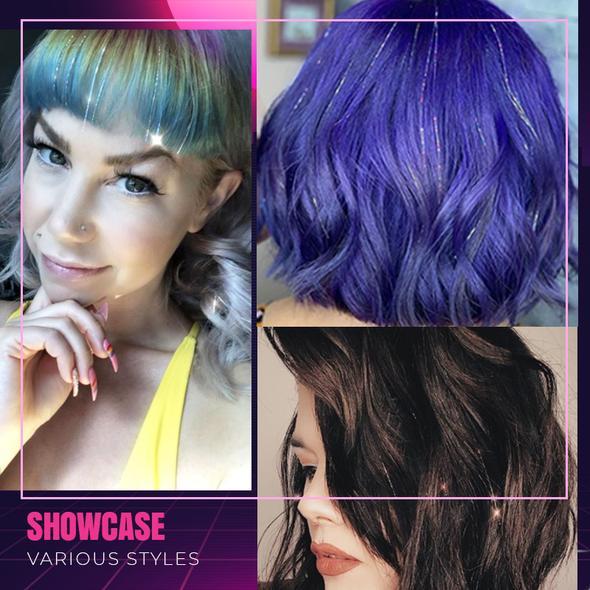 🏆 Last Day Special Price £9.78 ! 🎁14-pack Glitter Satin Hair Accessories ✨