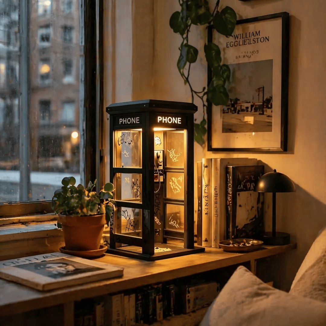 📞50% OFF NOW✨Vintage Phone Booth Ambient Lamp