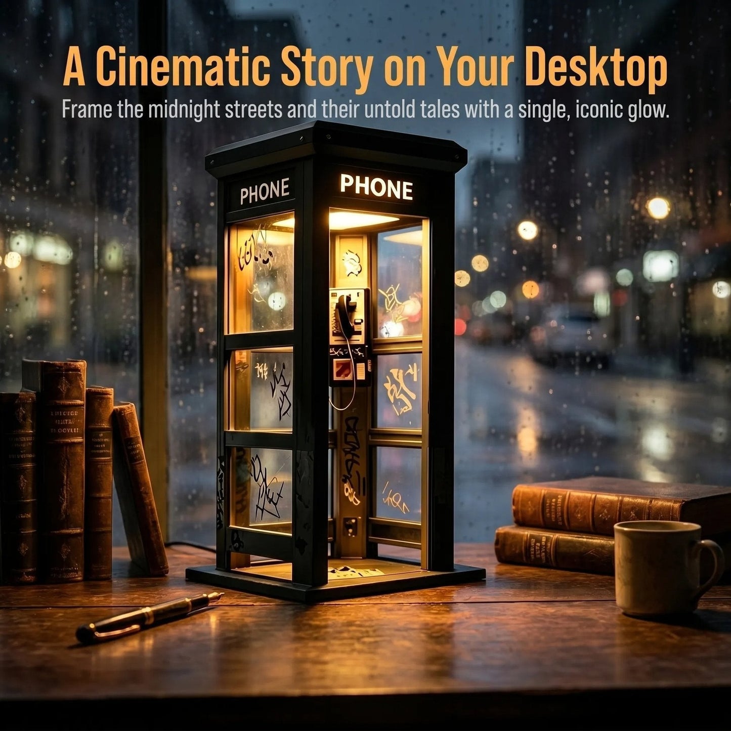 📞50% OFF NOW✨Vintage Phone Booth Ambient Lamp