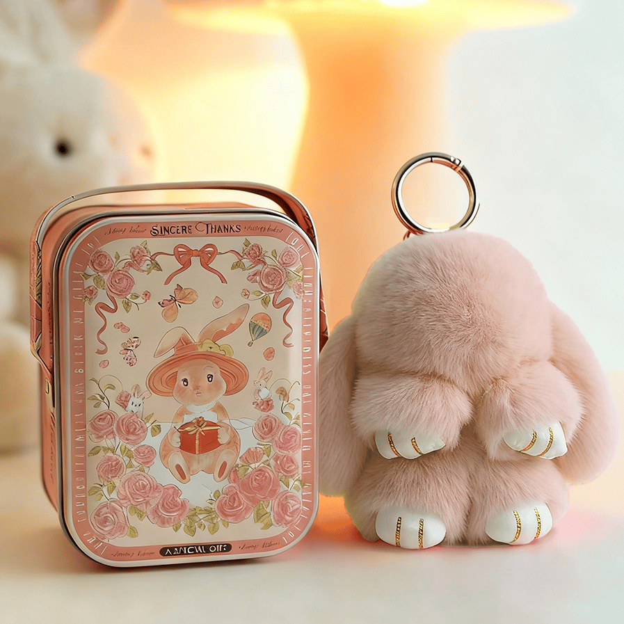 ⏳LAST WEEK SALE: ￡6.99!!🐰Handmade Soft Bunny PomPom Charms
