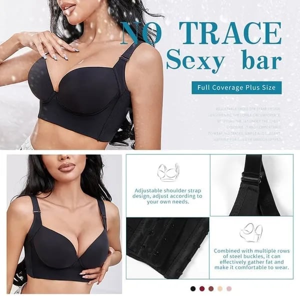 🏆HOT SALE 49% OFF🔥Back Smoothing Underwire Push Up Bra