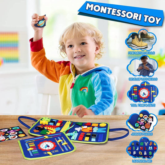🎉Christmas Sale - 50% OFF🎁Best Christmas Gift💝Felt Learning Board Busy Board🔥