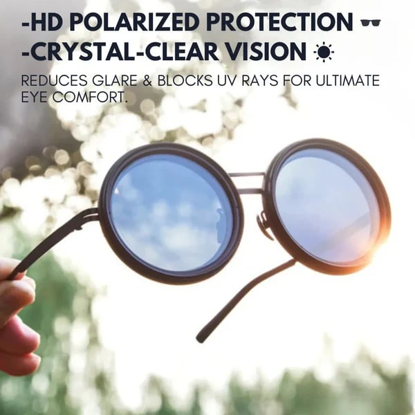 📢📢50%  OFF !! ⏰Adjustable Tint Polarized Round Sunglasses