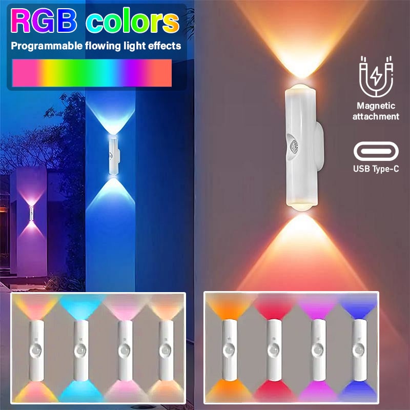 🎁LAST WEEK SPECIAL PRICE ￡6.99!!⏳Rechargeable Smart LED Motion Sensor Ambient Light
