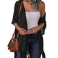 🔥Special Price:£15.99!!😍Women’s Oversized Knit Cardigan – Lightweight Crochet Tassel Kimono for Spring & Summer 🌸