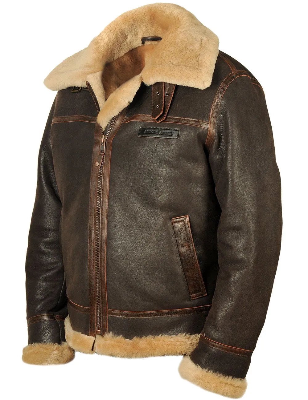 📢📢60 % OFF !!🎅SHEEPSKIN BOMBER JACKET
