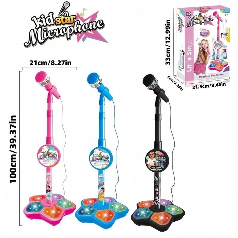 🎤Microphone Toy, Karaoke Machine Toy with Light✨