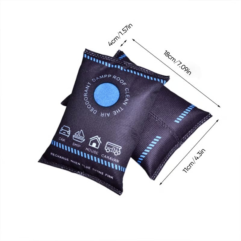 🏆 Last Day Special Price £9.99! ❄️Buy 1 Get 1 Free🎁Dehumidification Bag Desiccant|Reusable Moisture Absorber with Color-Changing Indicator