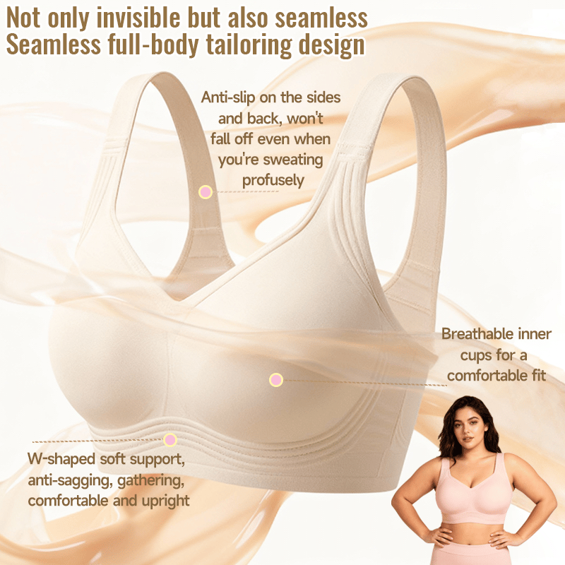 🎁Christmas 40% OFF✨🏆Super firming bra | Women Wirefree Seamless Bras 👍No more sagging breasts