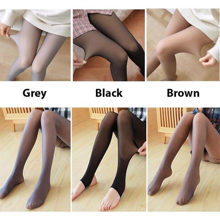 🎅Christmas discount 52%🎄Flawless Legs Fake Translucent Warm Fleece Pantyhose