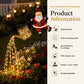 🎅 50% OFF FLASH SALE! ✨Santa Watering Can Solar Light with Ground Stake