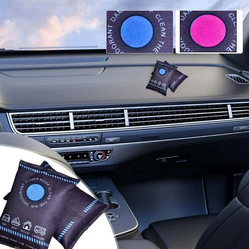 🏆 Last Day Special Price £9.99! ❄️Buy 1 Get 1 Free🎁Dehumidification Bag Desiccant|Reusable Moisture Absorber with Color-Changing Indicator