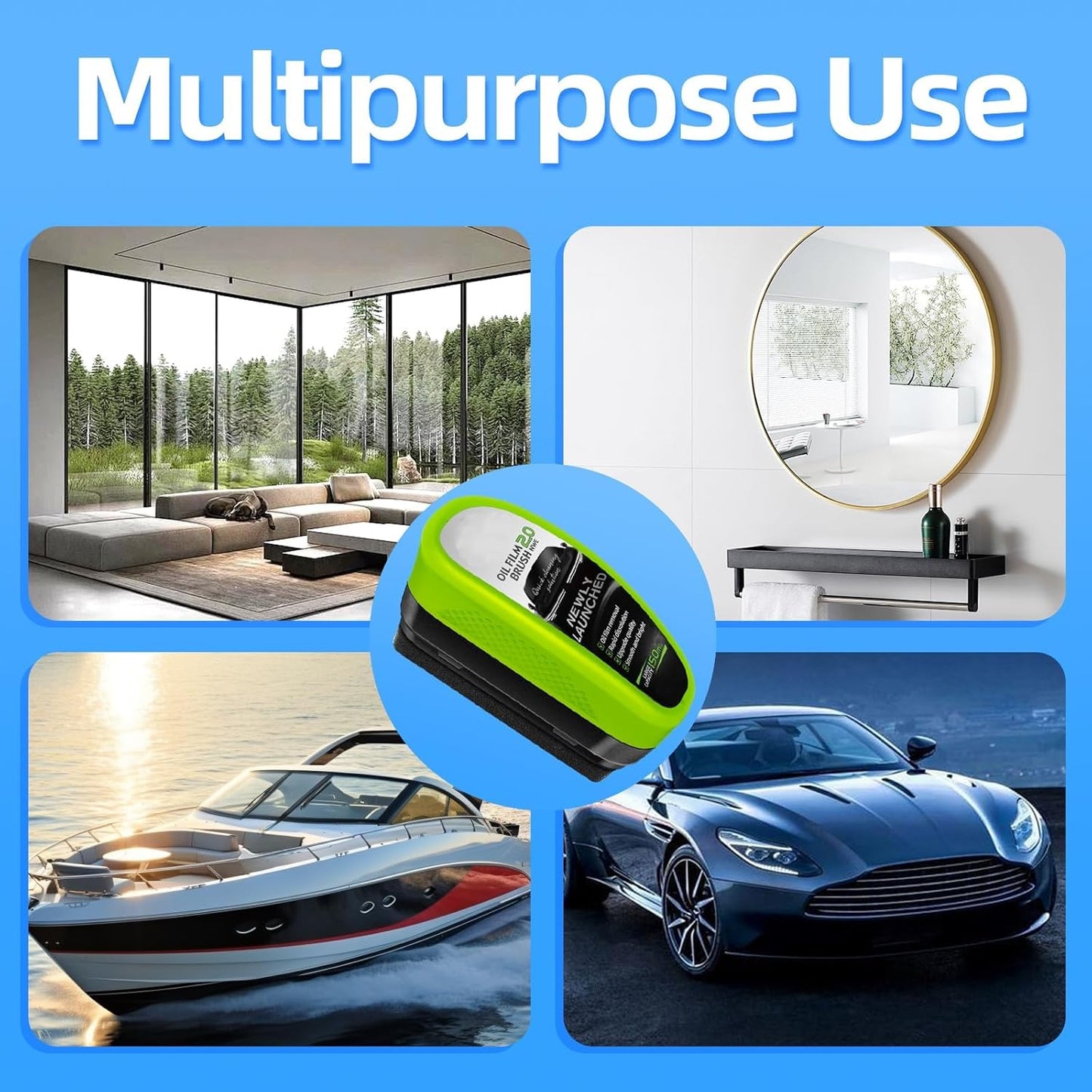 ✨BUY 2 GET 1 FREE✨ Brush for removing oil films, especially for cars!