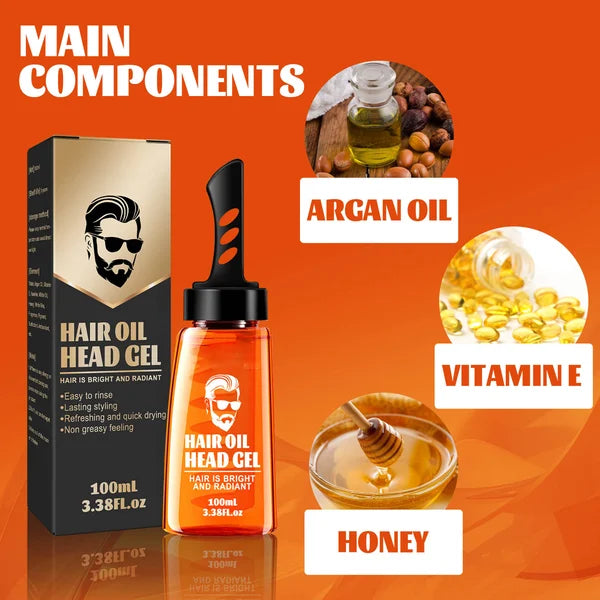 🔥Big Sale 49% OFF🔥One-Comb Shaping-Styling Gel Comb| Sweat-Resistant Gel | Non-Greasy Formula