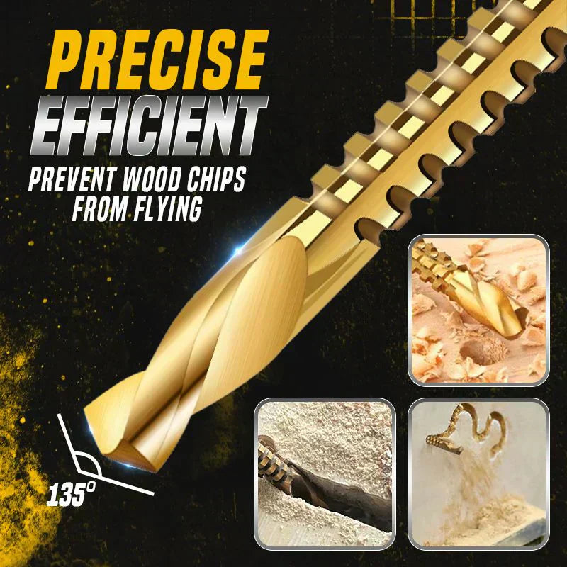 🛠️ LIMITED-TIME 50% OFF! ✨ Twist Drill Bit Set – High-Speed Steel, Titanium-Coated & Multi-Material Ready 🧰