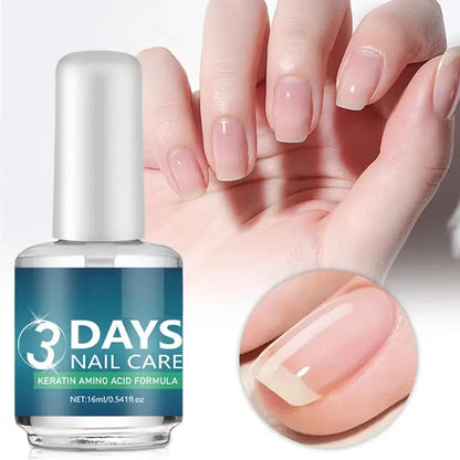 💝💅LAST DAY - BUY 1 GET 1 FREE!!💝3 Days Nail Care - Keratin Amino Acid Formula, Suitable for Soft and Fragile Nails