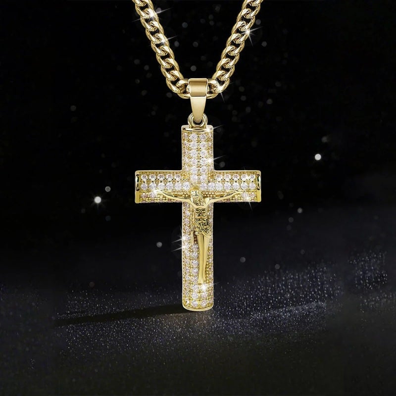 🎉HOLIDAY HAUL SALE✝️Jesus Crucifix Pendant Necklace🎁